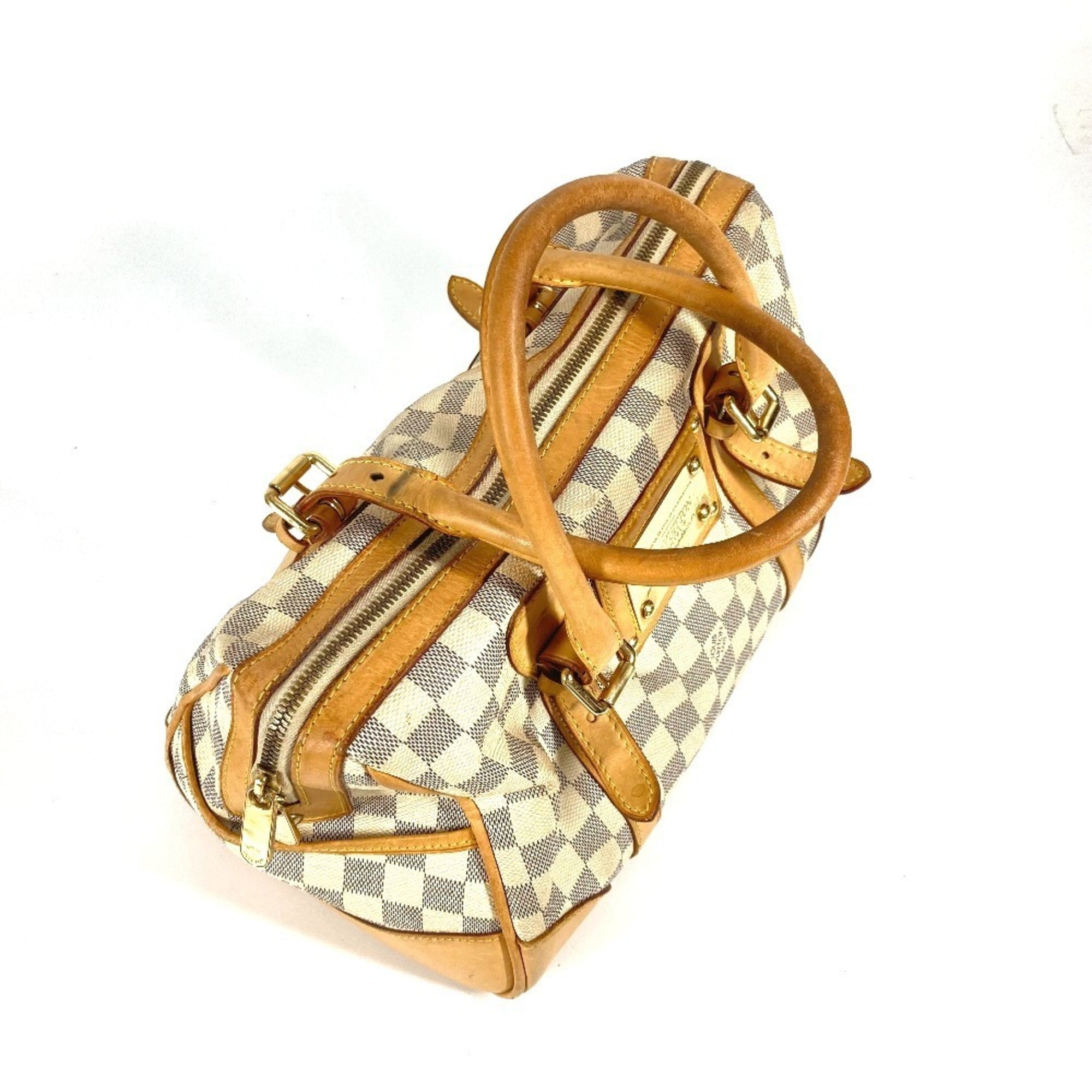 Louis Vuitton White Handbag Tote Bag
