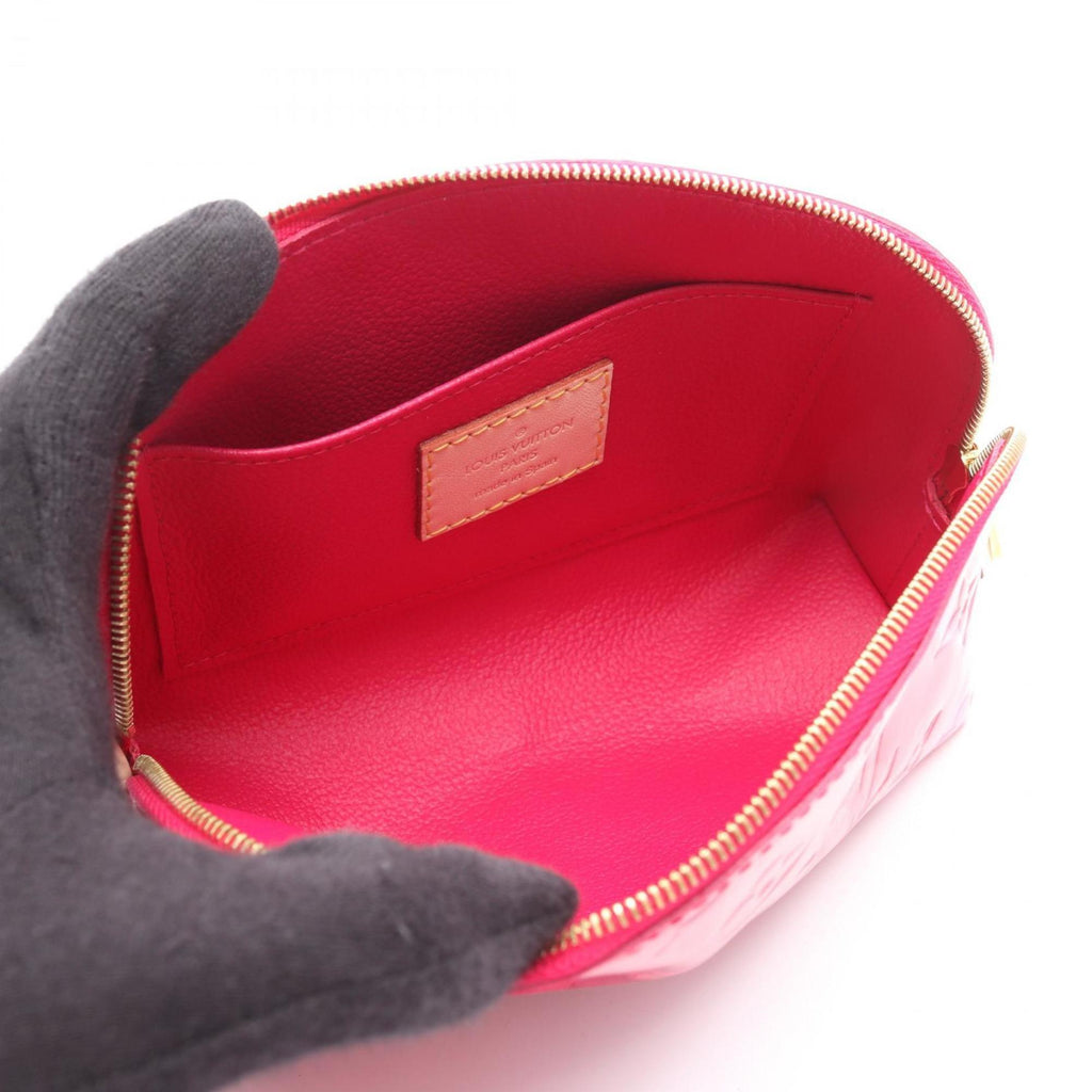 Louis Vuitton Pink Leather Pvc Pouch