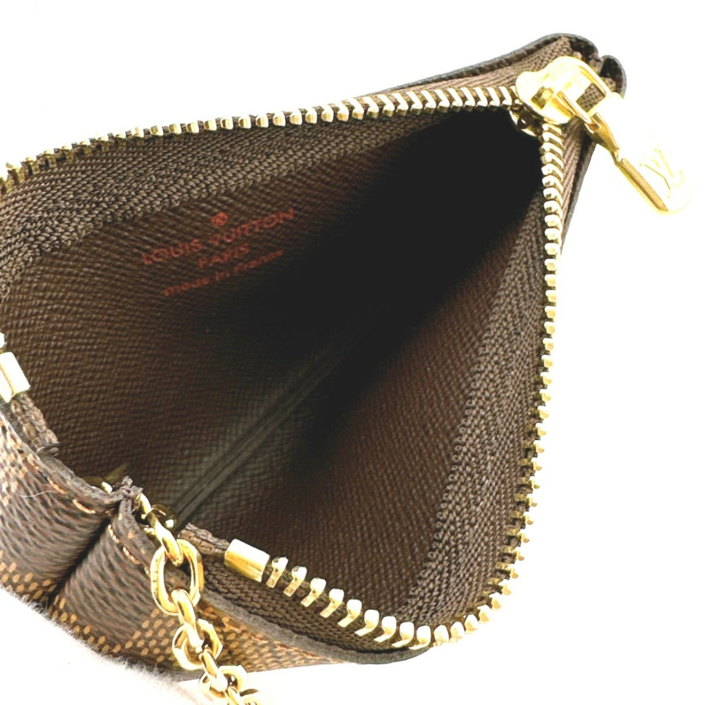 Louis Vuitton Damier Brown Damier Canvas Damier Canvas Coin Purse/Coin Case