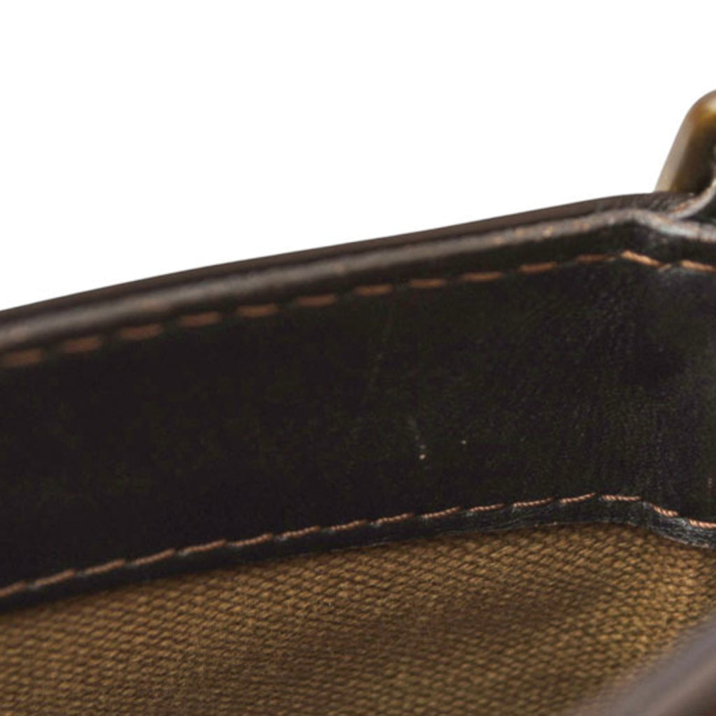 Louis Vuitton Coffee Leather Shoulder Bag