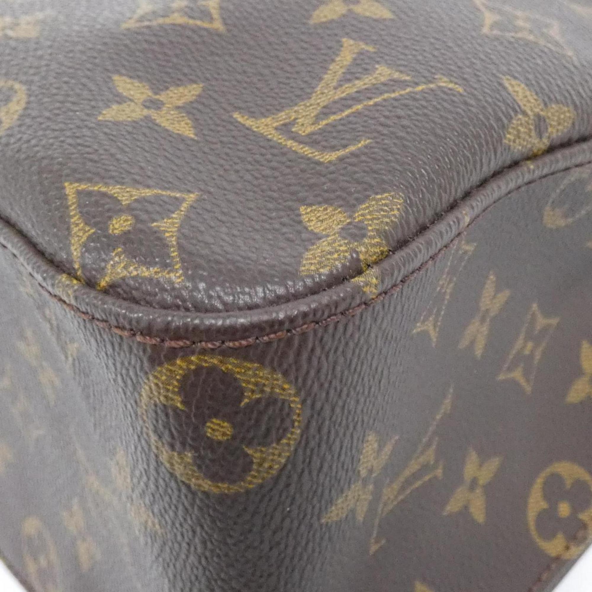 Louis Vuitton Brown Coated Canvas Shoulder Bag
