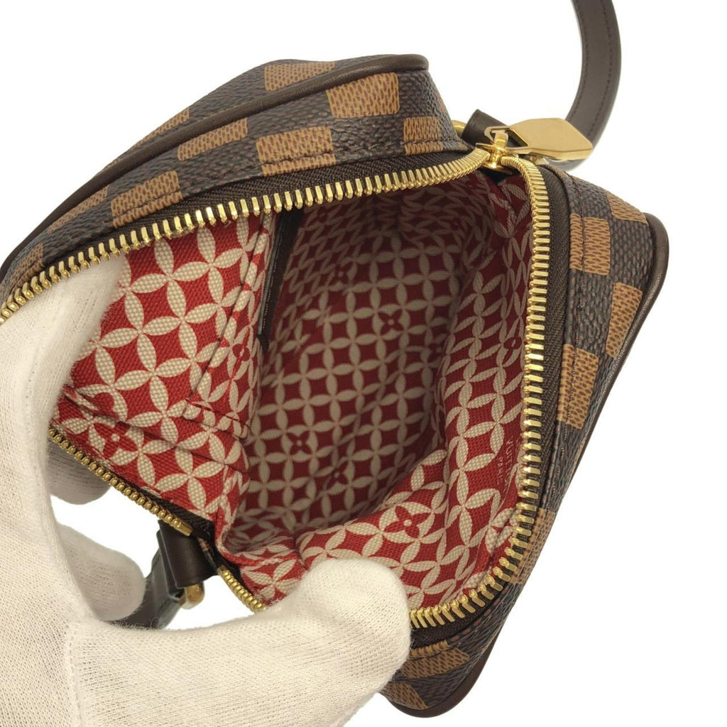 Louis Vuitton Brown Coated Canvas Shoulder Bag