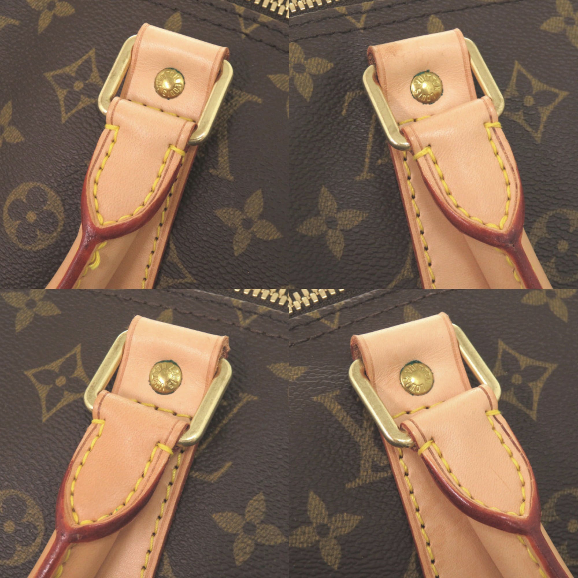 Louis Vuitton Brown Monogram Monogram Boston Bag