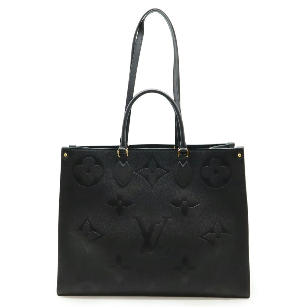Louis Vuitton Noir Monogram Empreinte Leather Shoulder Bag Tote Bag