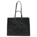 Louis Vuitton Noir Monogram Empreinte Leather Shoulder Bag Tote Bag