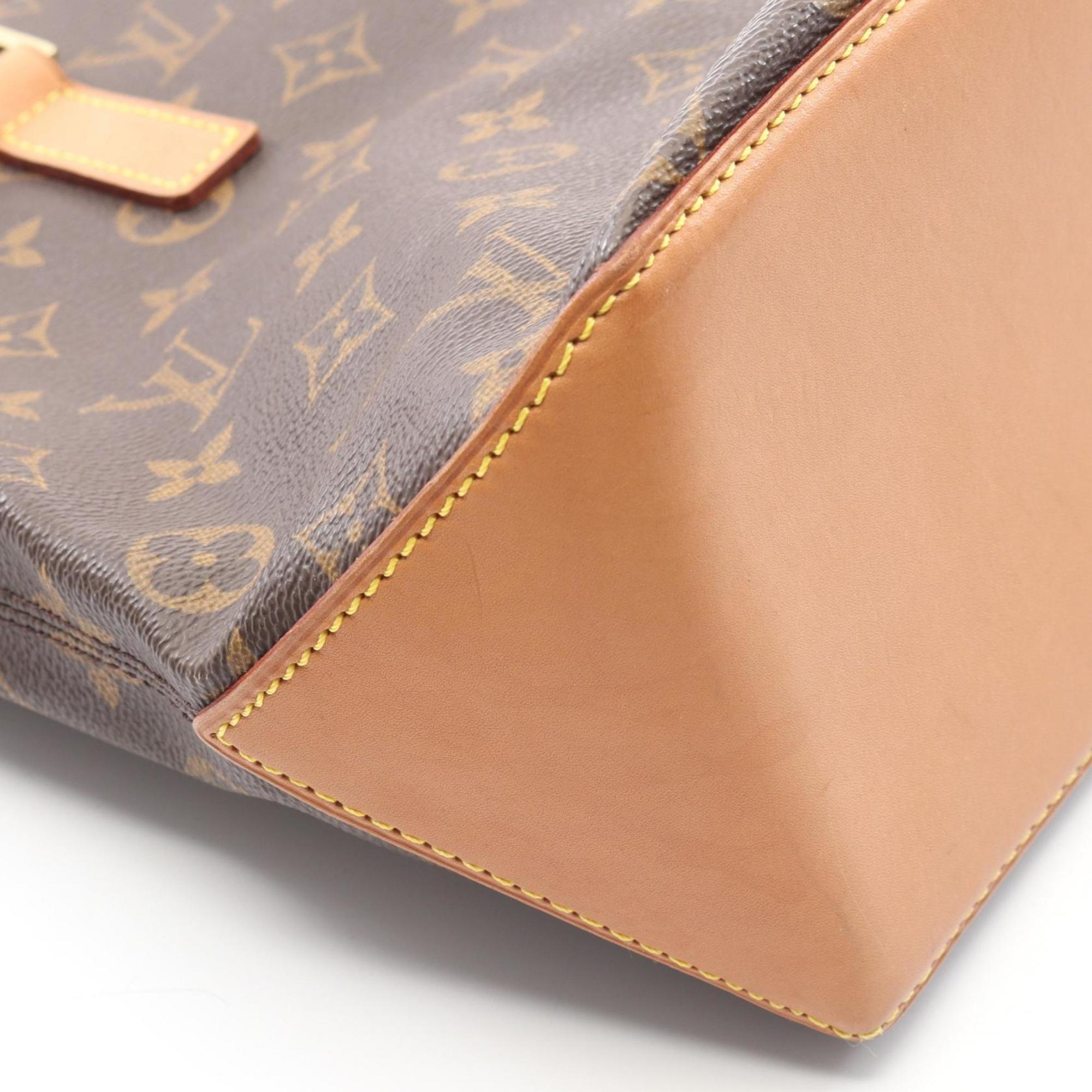 Louis Vuitton Brown Monogram Coated Canvas Leather Shoulder Bag