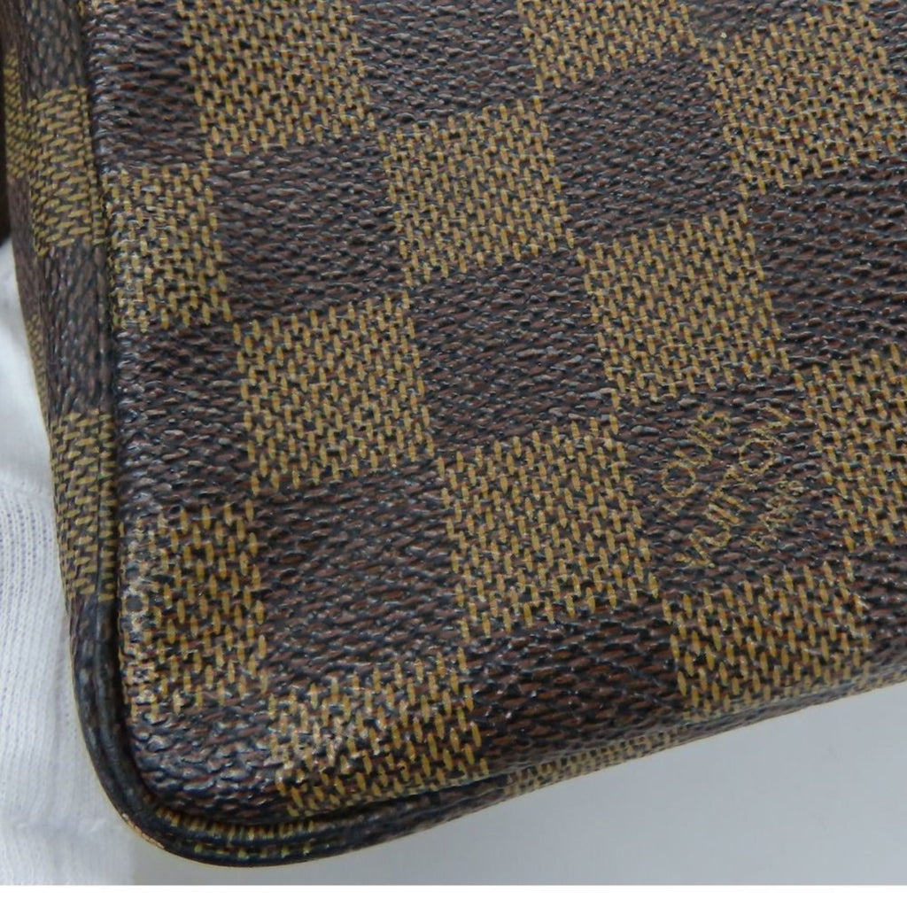 Louis Vuitton Brown Damier Canvas Ebene Damier Canvas Leather Shoulder Bag