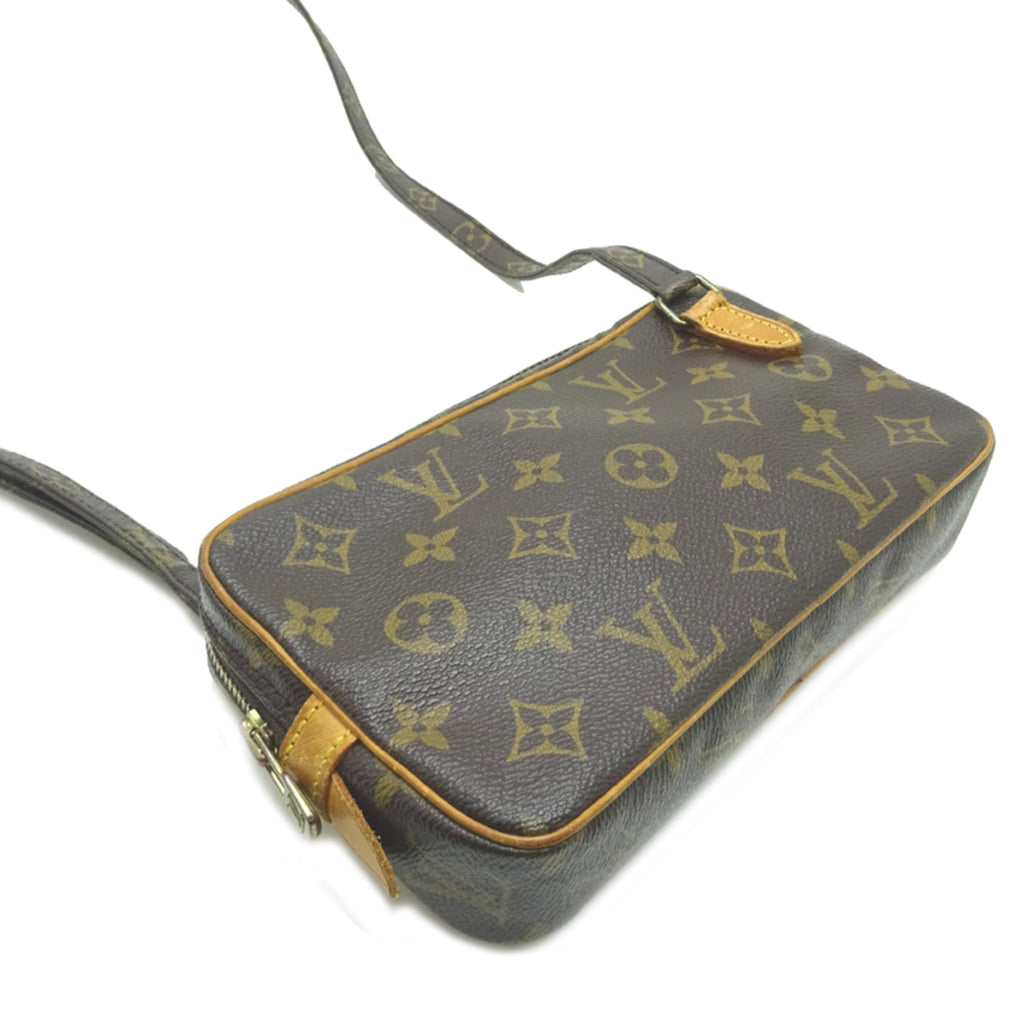 Louis Vuitton Brown Monogram Pochette Shoulder Bag