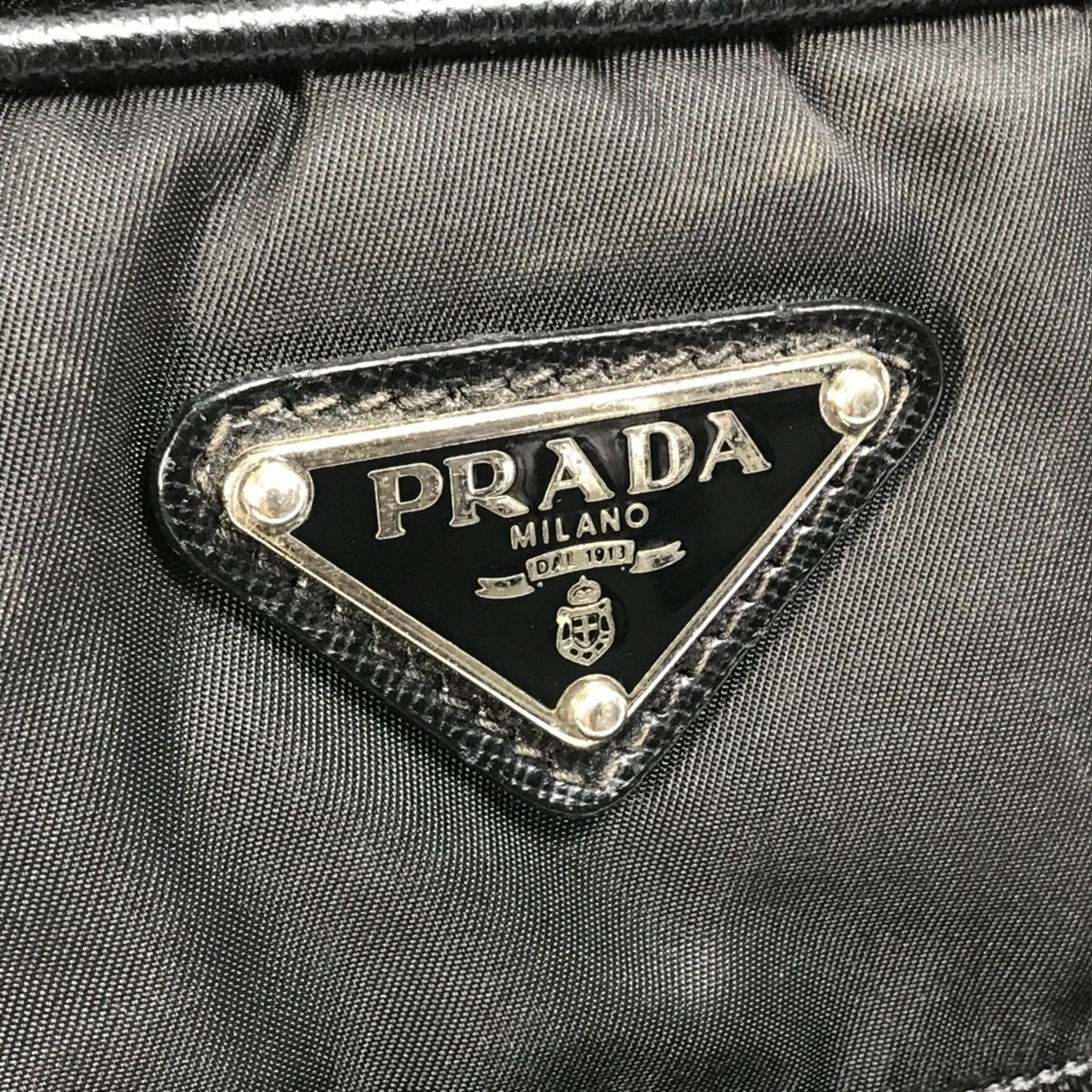 Prada Black Nylon Handbag