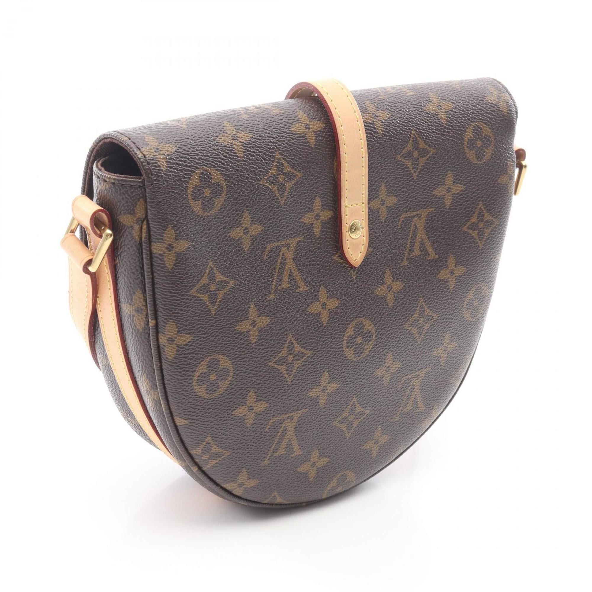 Louis Vuitton Brown Coated Canvas Pvc Monogram Leather Shoulder Bag