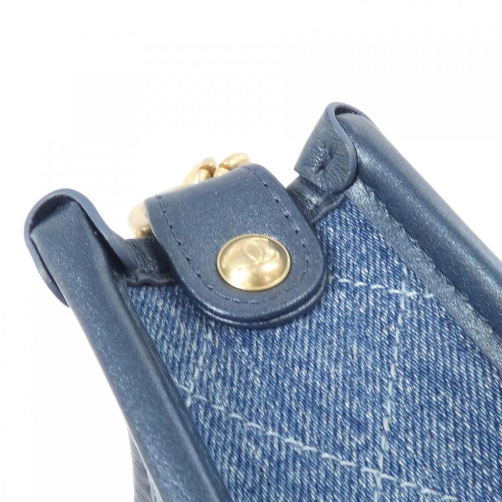 Chanel Blue Denim Shoulder Bag