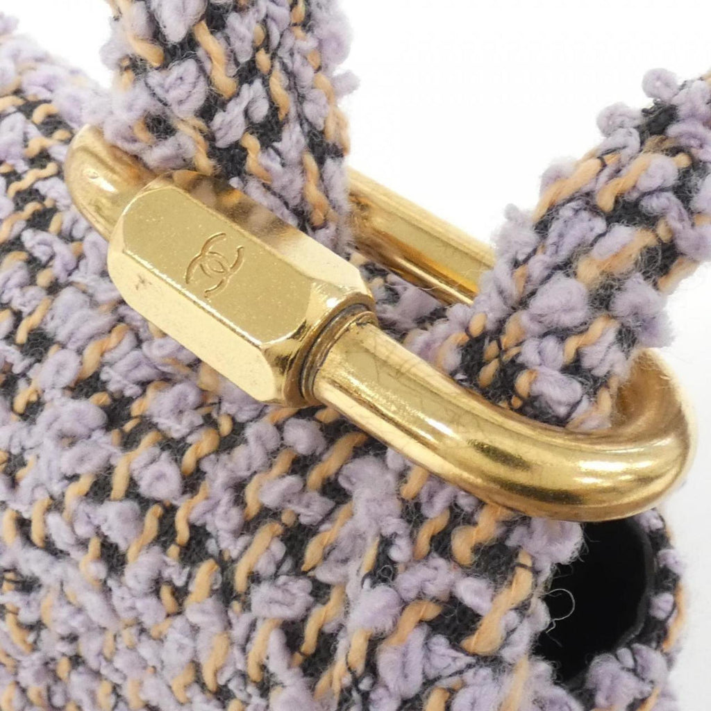 Chanel Light Purple Tweed Handbag