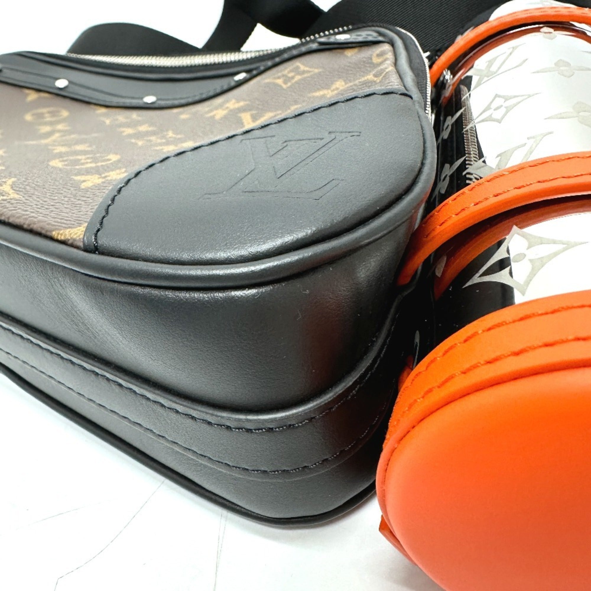 Louis Vuitton Brown Leather Shoulder Bag