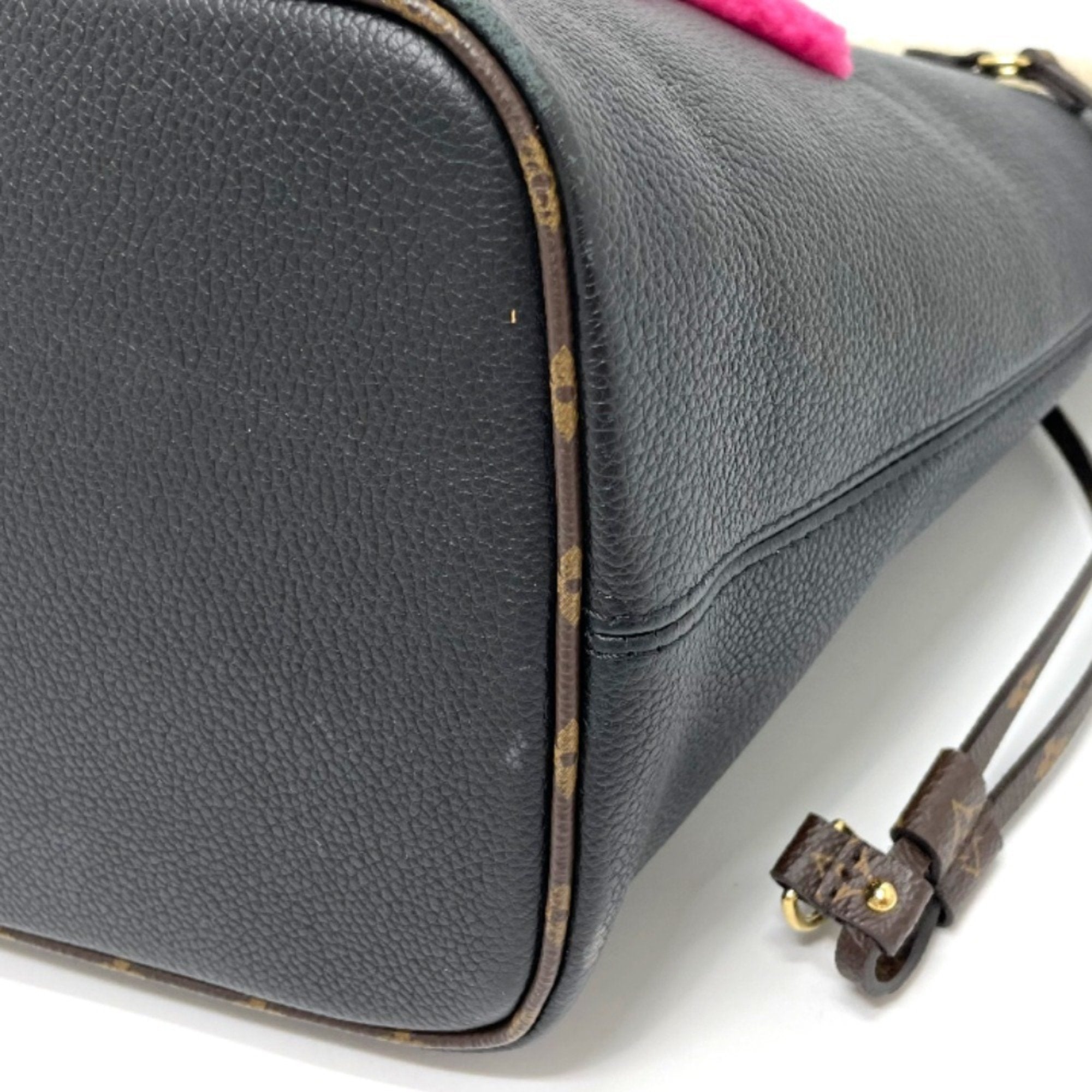 Louis Vuitton Black Monogram Monogram Leather Shoulder Bag Tote Bag