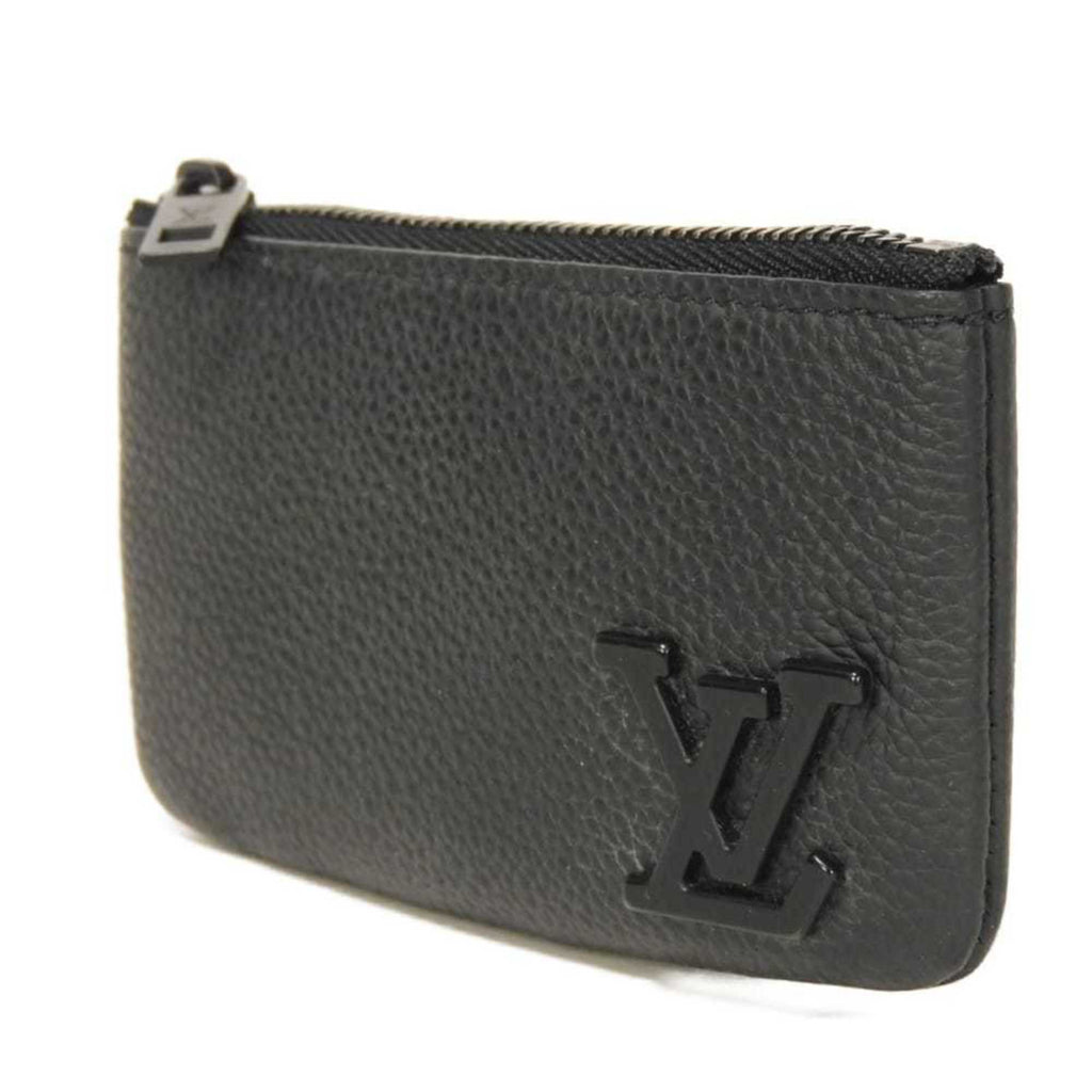 Louis Vuitton Noir Leather Coin Purse/Coin Case