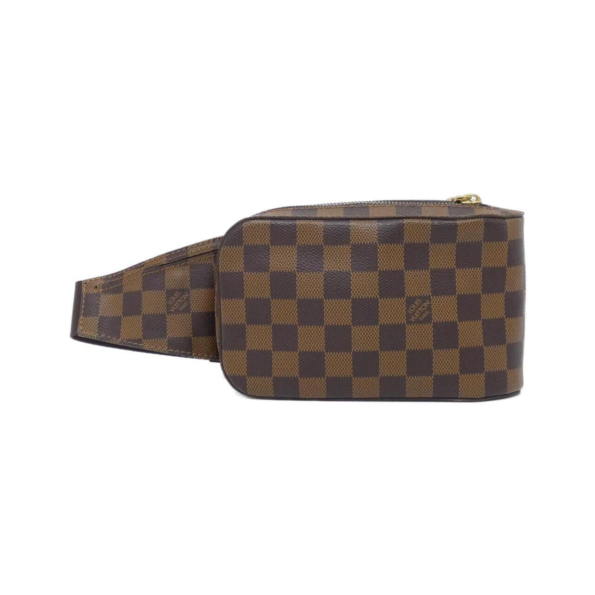Louis Vuitton Brown Coated Canvas Shoulder Bag