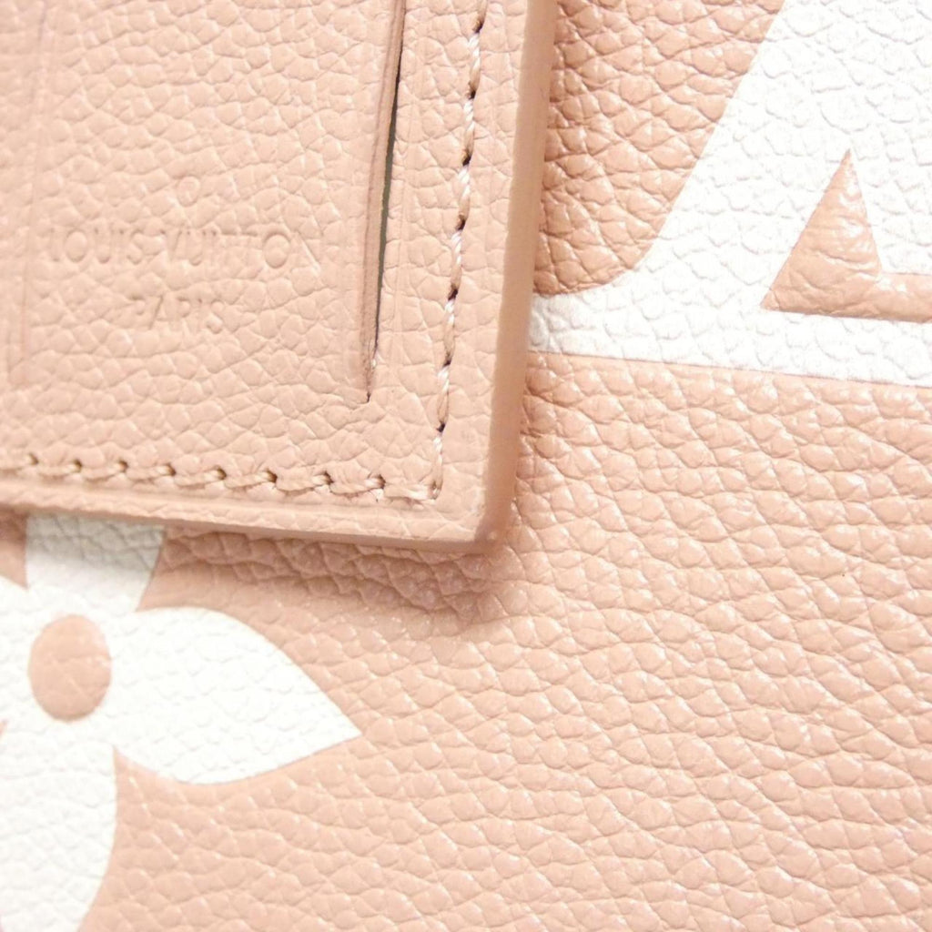 Louis Vuitton Cream Pink Leather Handbag