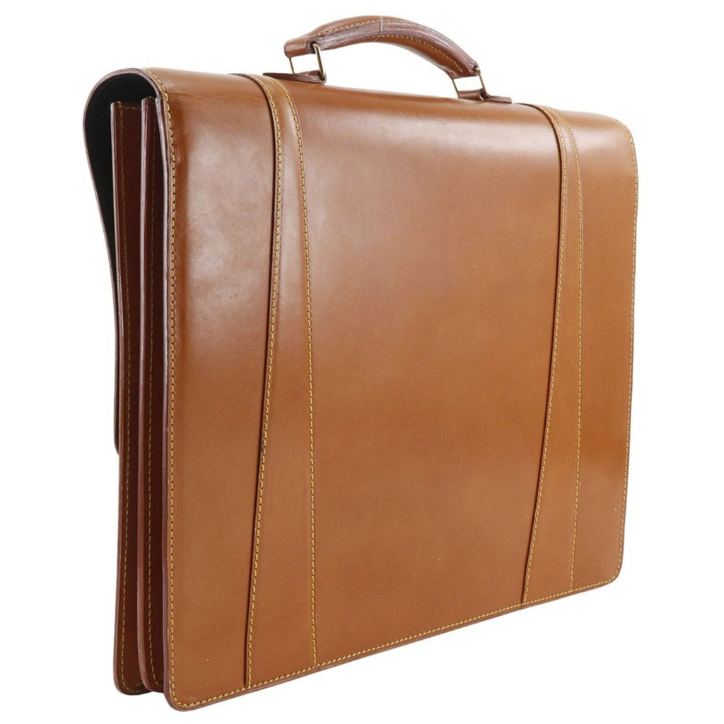 Louis Vuitton Brown Camel Nomade Leather Briefcase