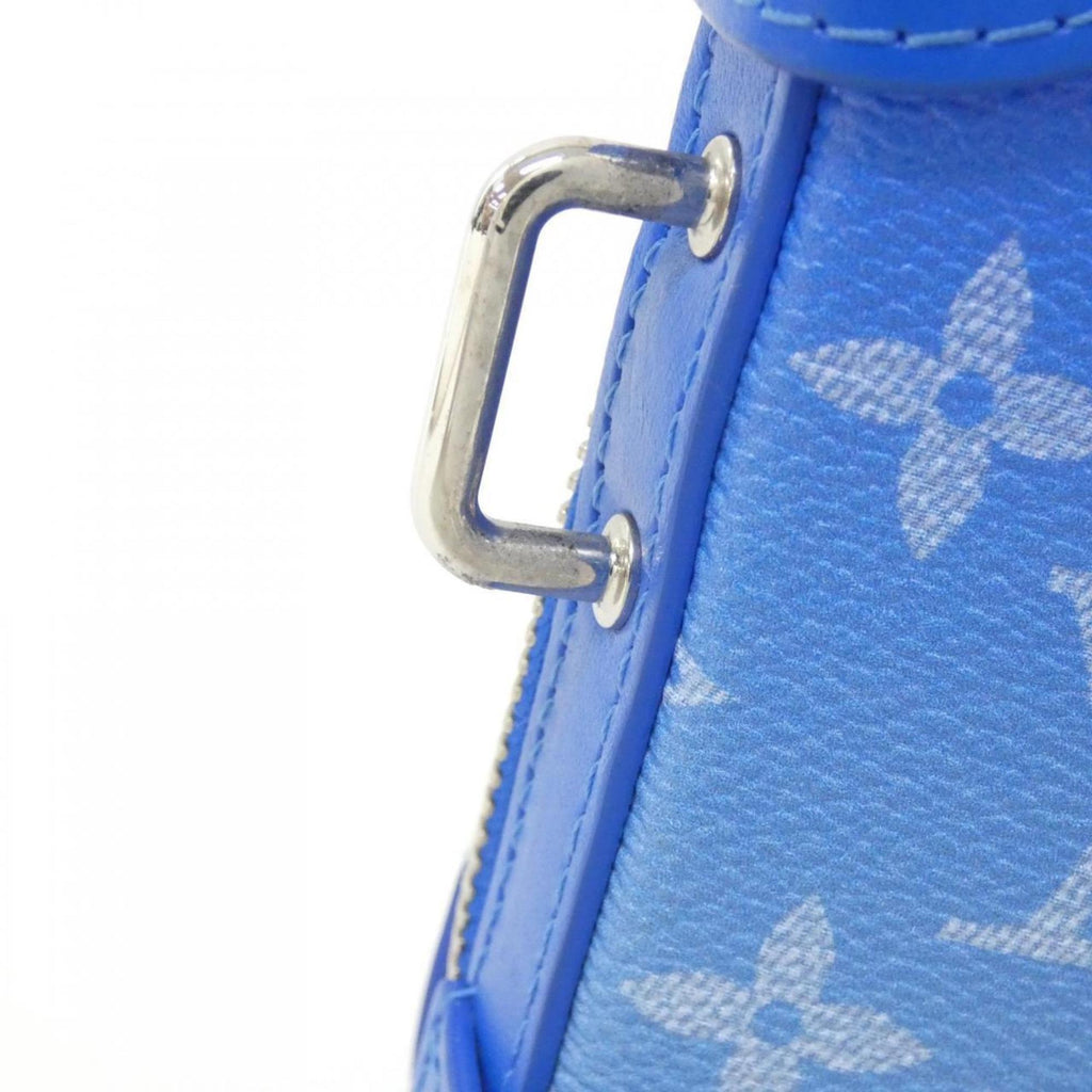 Louis Vuitton Blue Coated Canvas Shoulder Bag