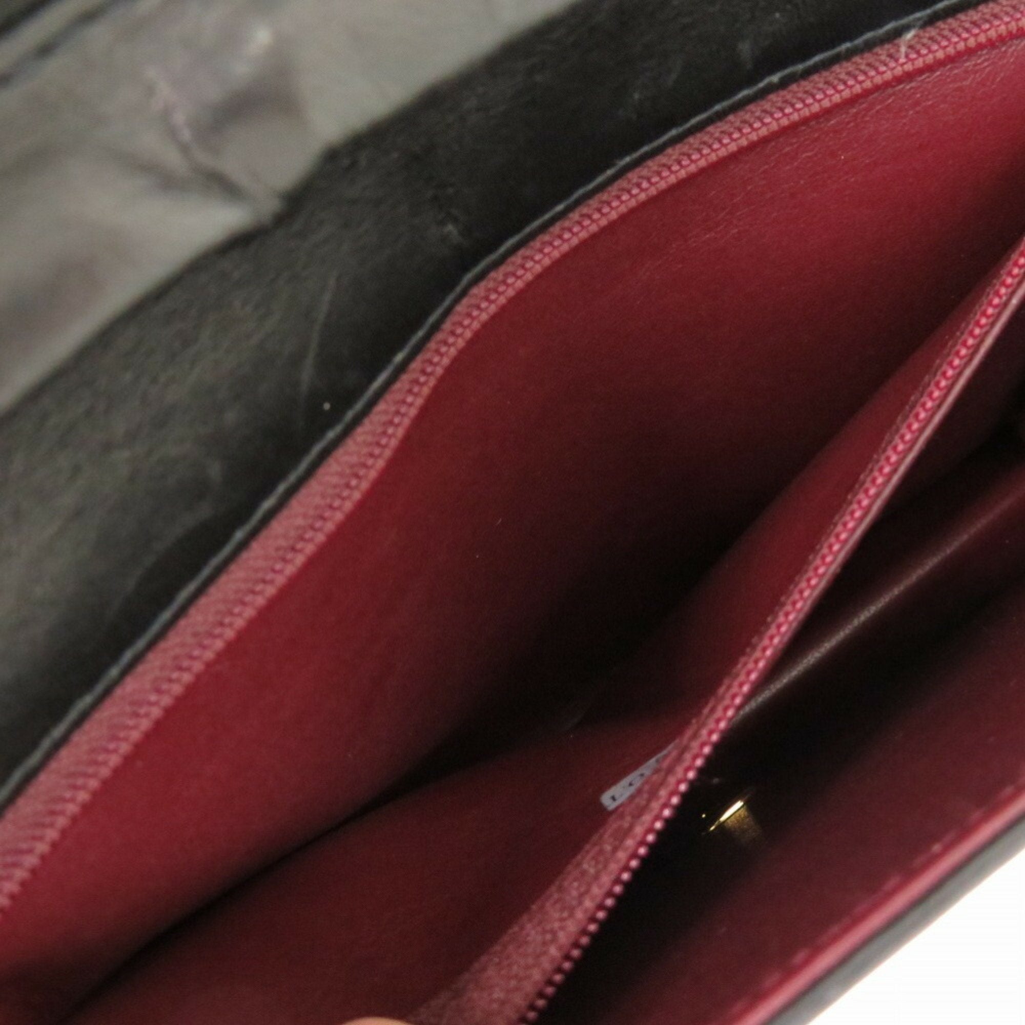 Chanel Matelasse Black Leather Shoulder Bag