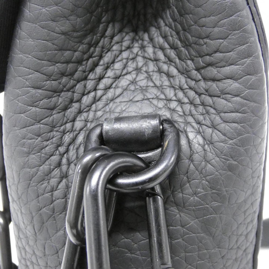 Louis Vuitton Black Leather Shoulder Bag