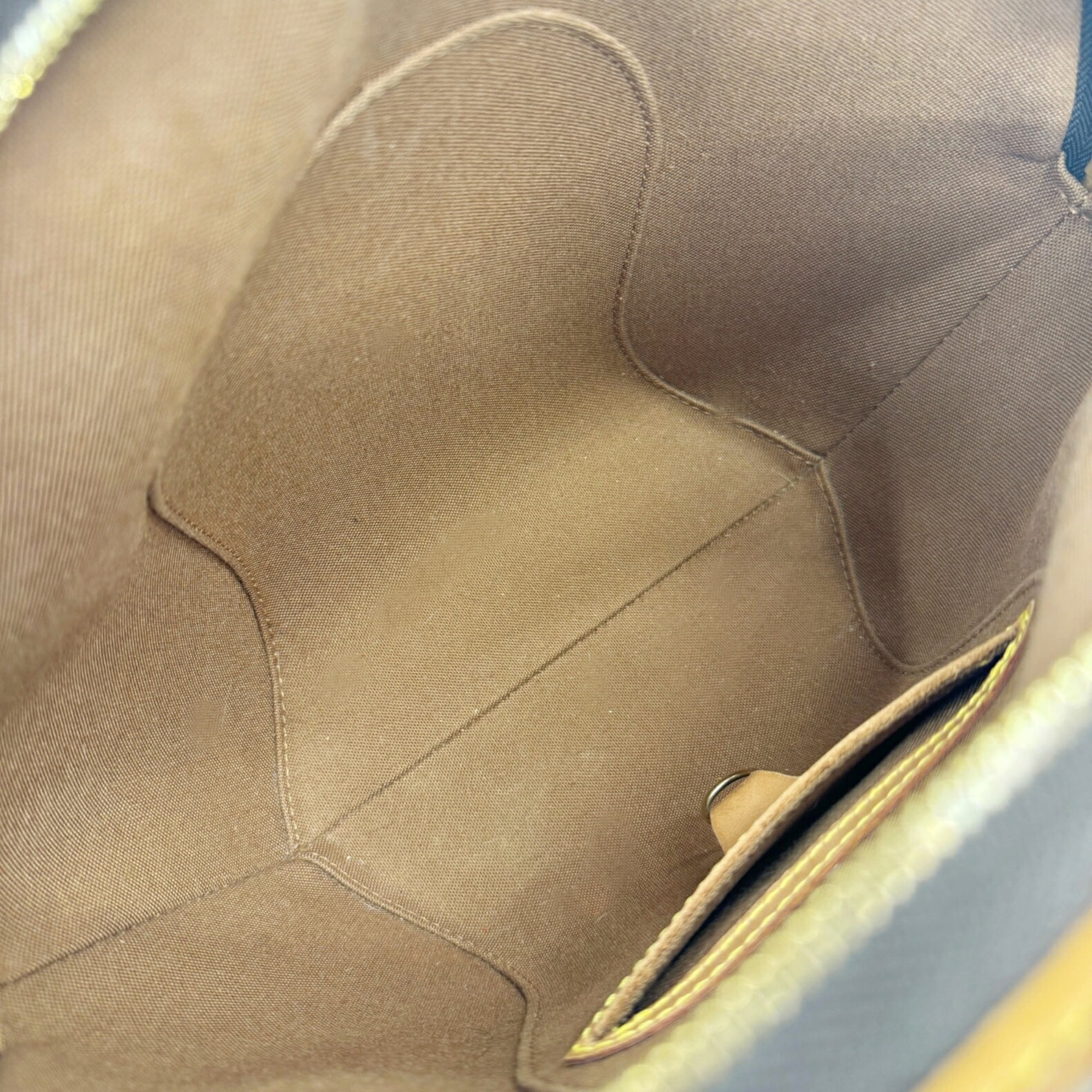 Louis Vuitton Brown Monogram Canvas Handbag