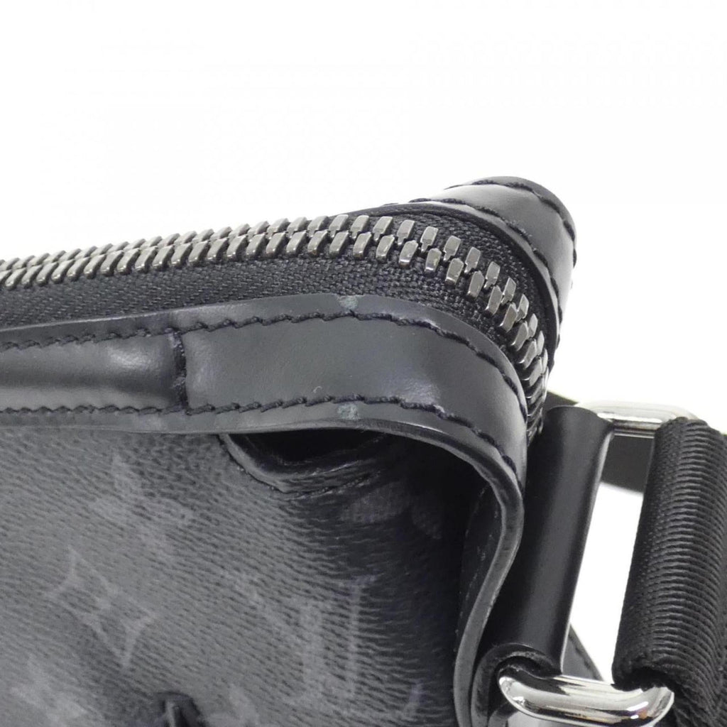 Louis Vuitton Black Coated Canvas Shoulder Bag