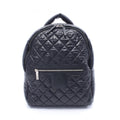 Chanel Black Nylon Leather Backpack