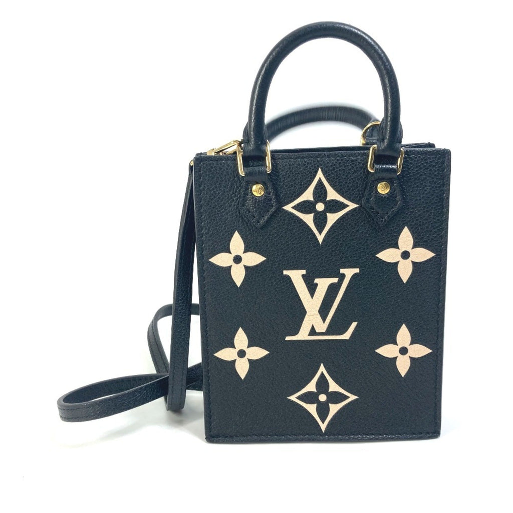 Louis Vuitton Black Monogram Empreinte Handbag Shoulder Bag