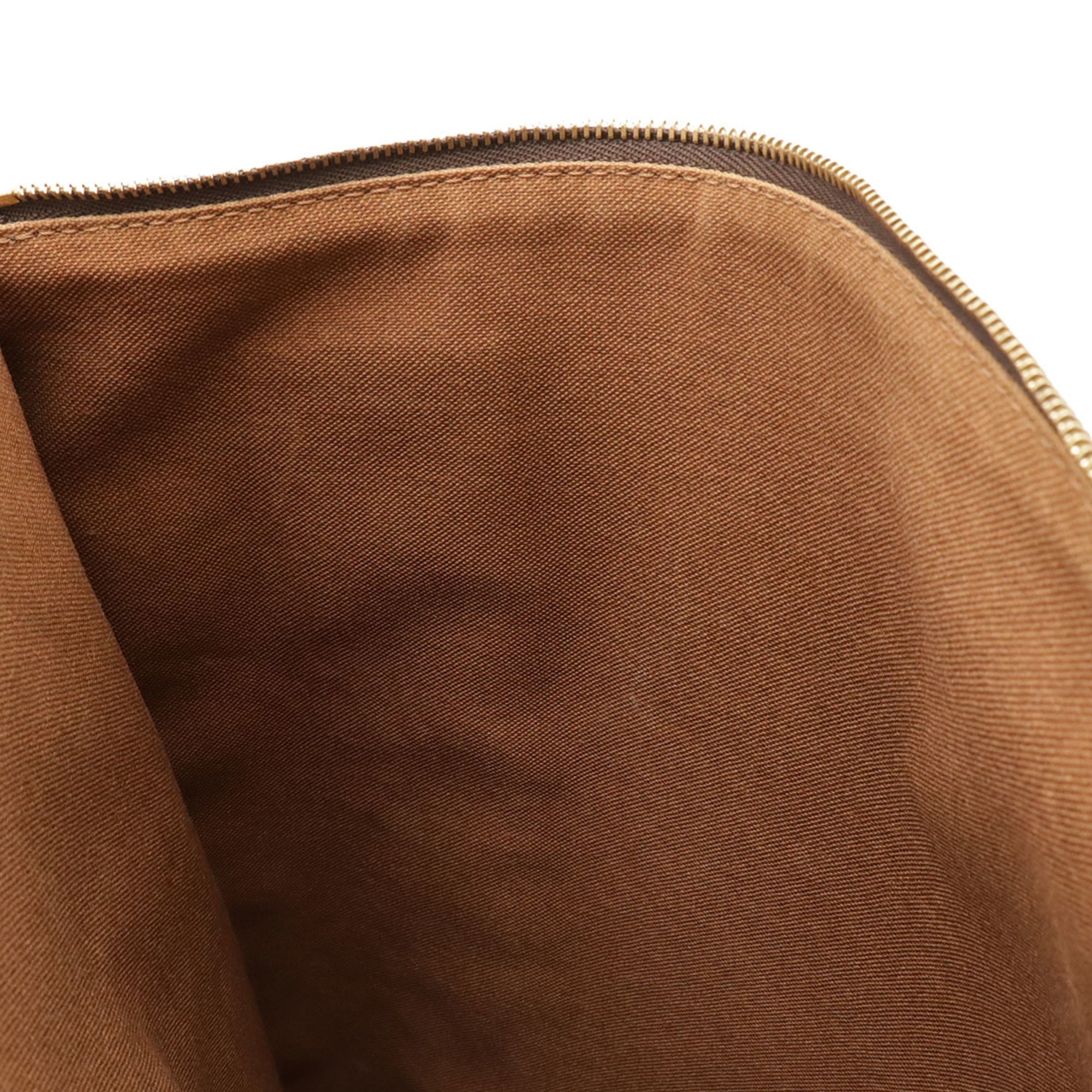 Louis Vuitton Brown Canvas Shoulder Bag Tote Bag