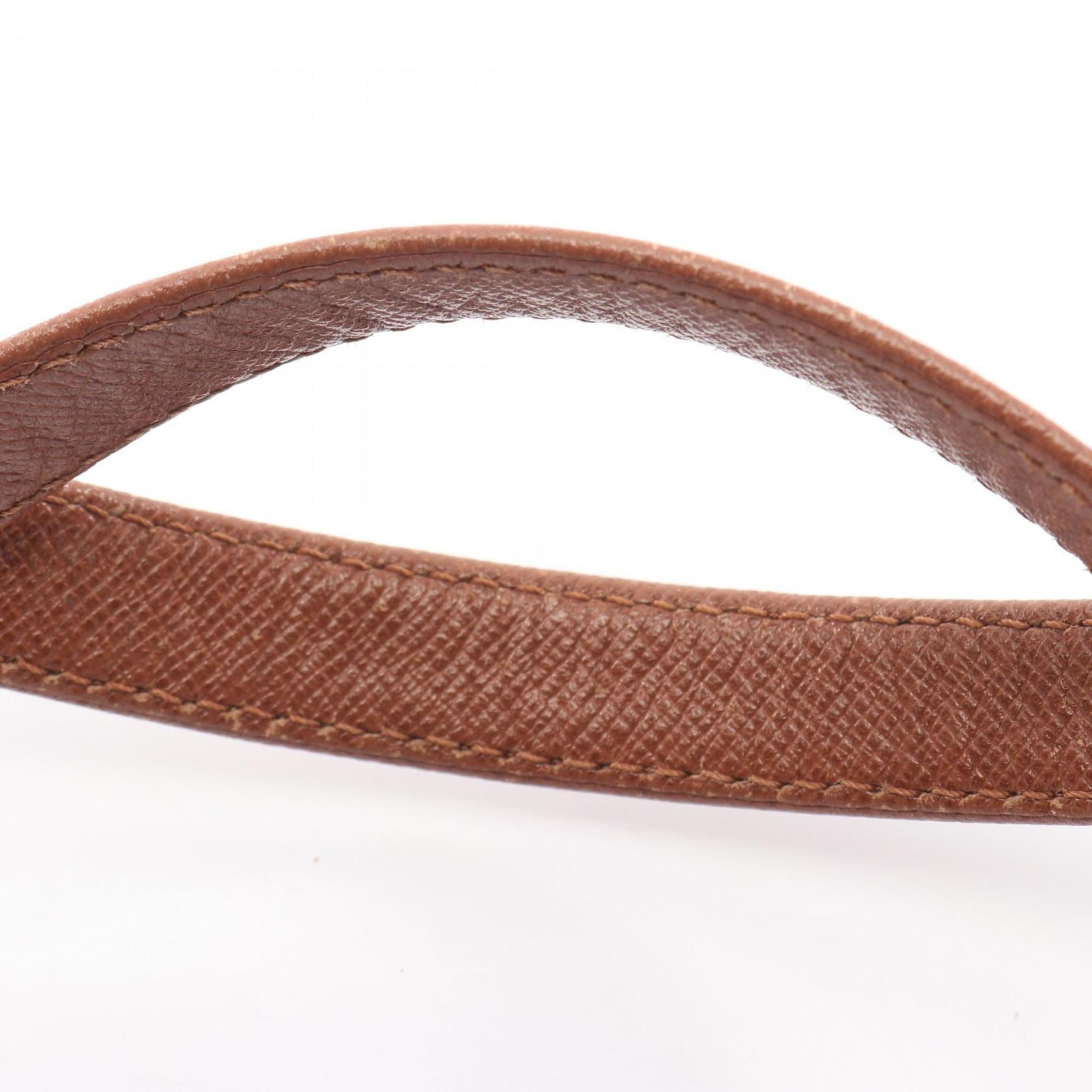 Louis Vuitton Brown Coated Canvas Leather Handbag Pouch