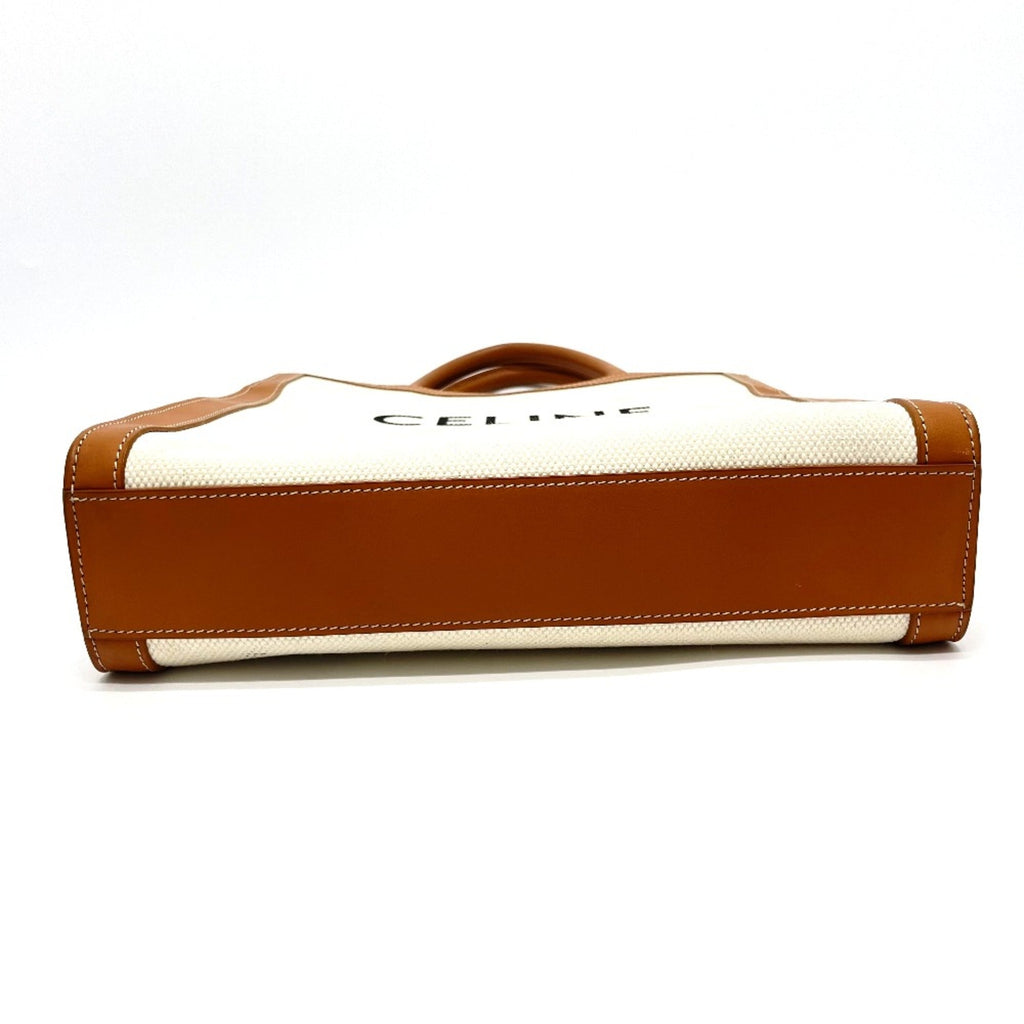 Celine White Leather Shoulder Bag