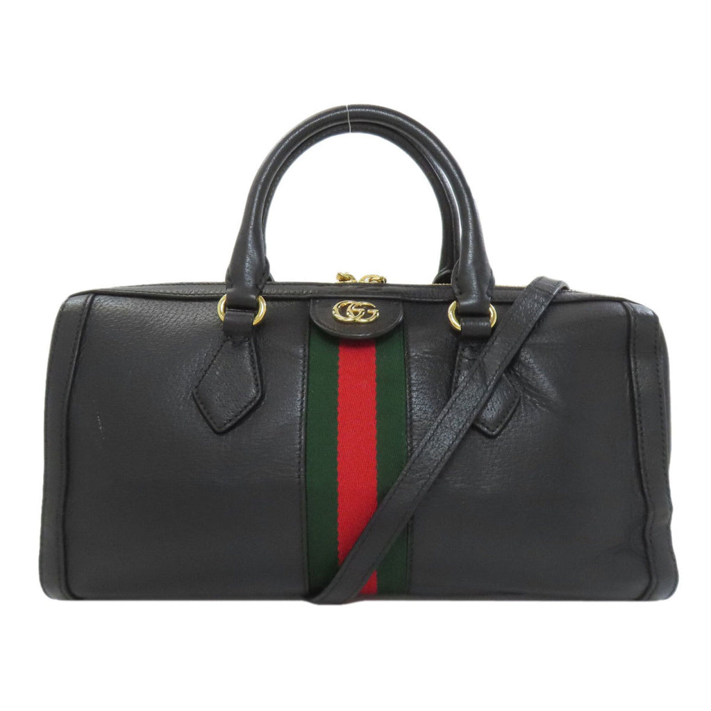 Gucci Black Leather Handbag (Pre-Owned)