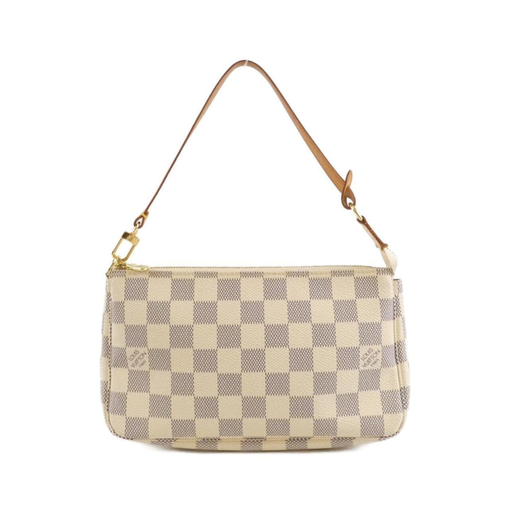 Louis Vuitton Azur Coated Canvas Pochette Pouch