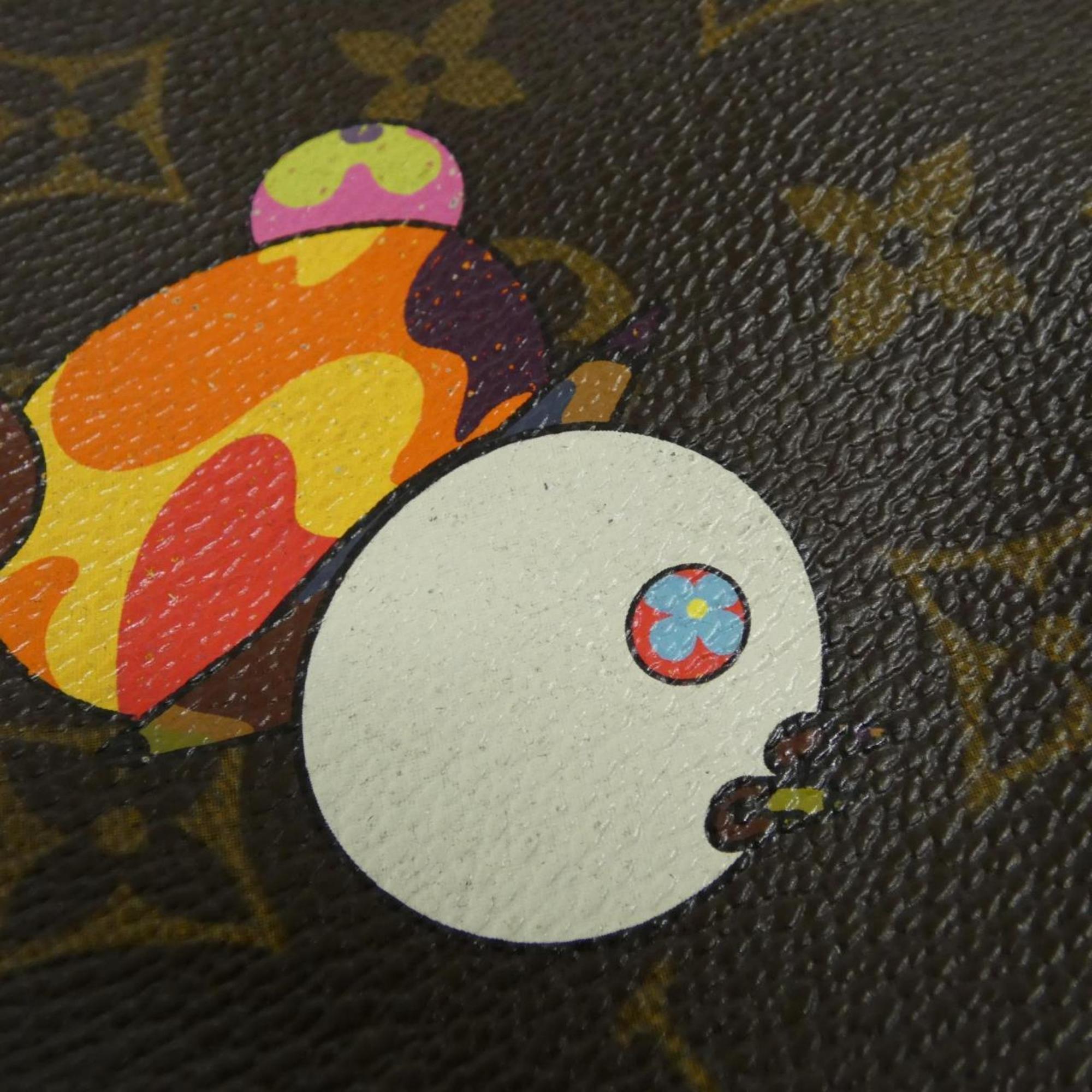 Louis Vuitton Monogram Panda Marron Coated Canvas Pochette