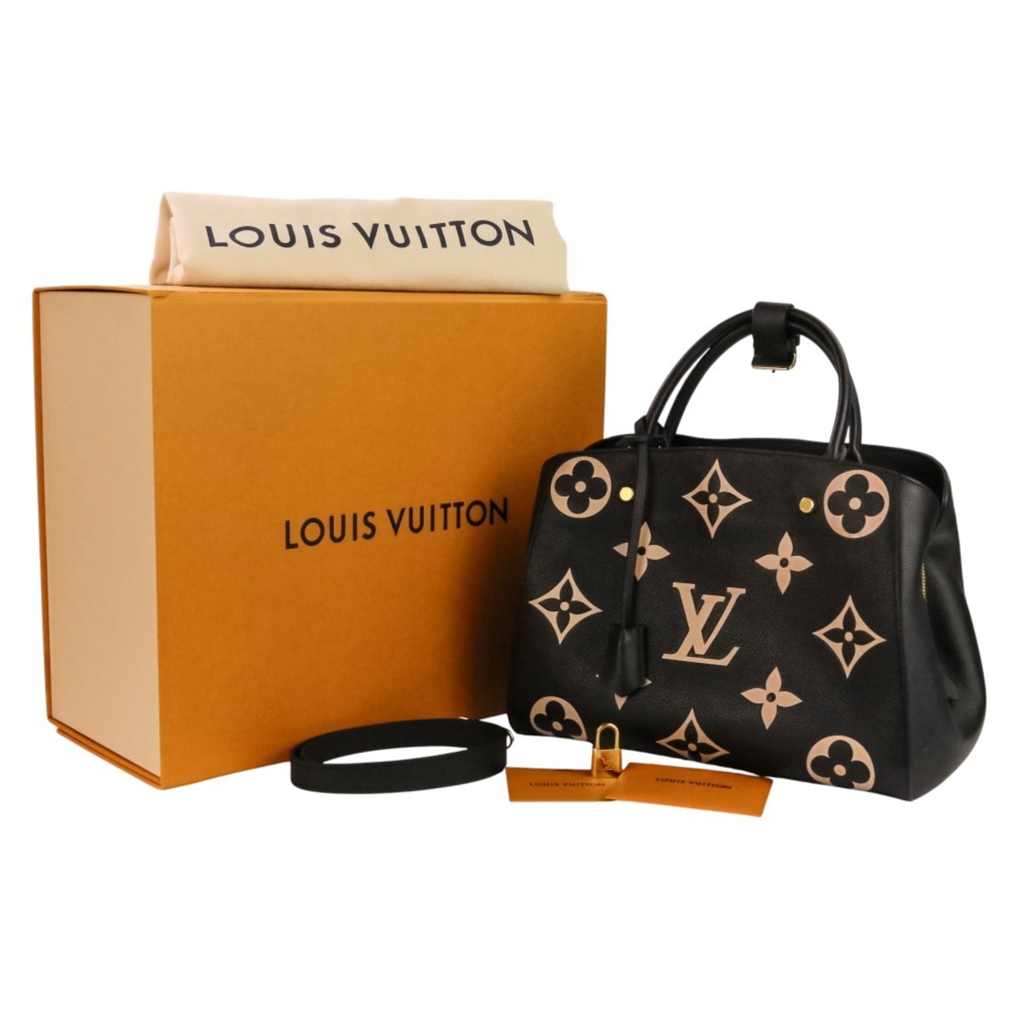 Louis Vuitton Black Monogram Empreinte Handbag
