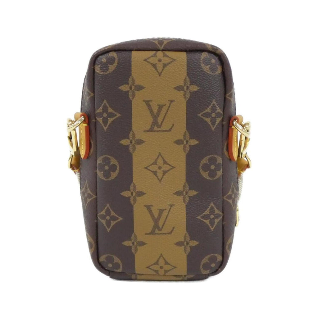 Louis Vuitton Brown Coated Canvas Shoulder Bag