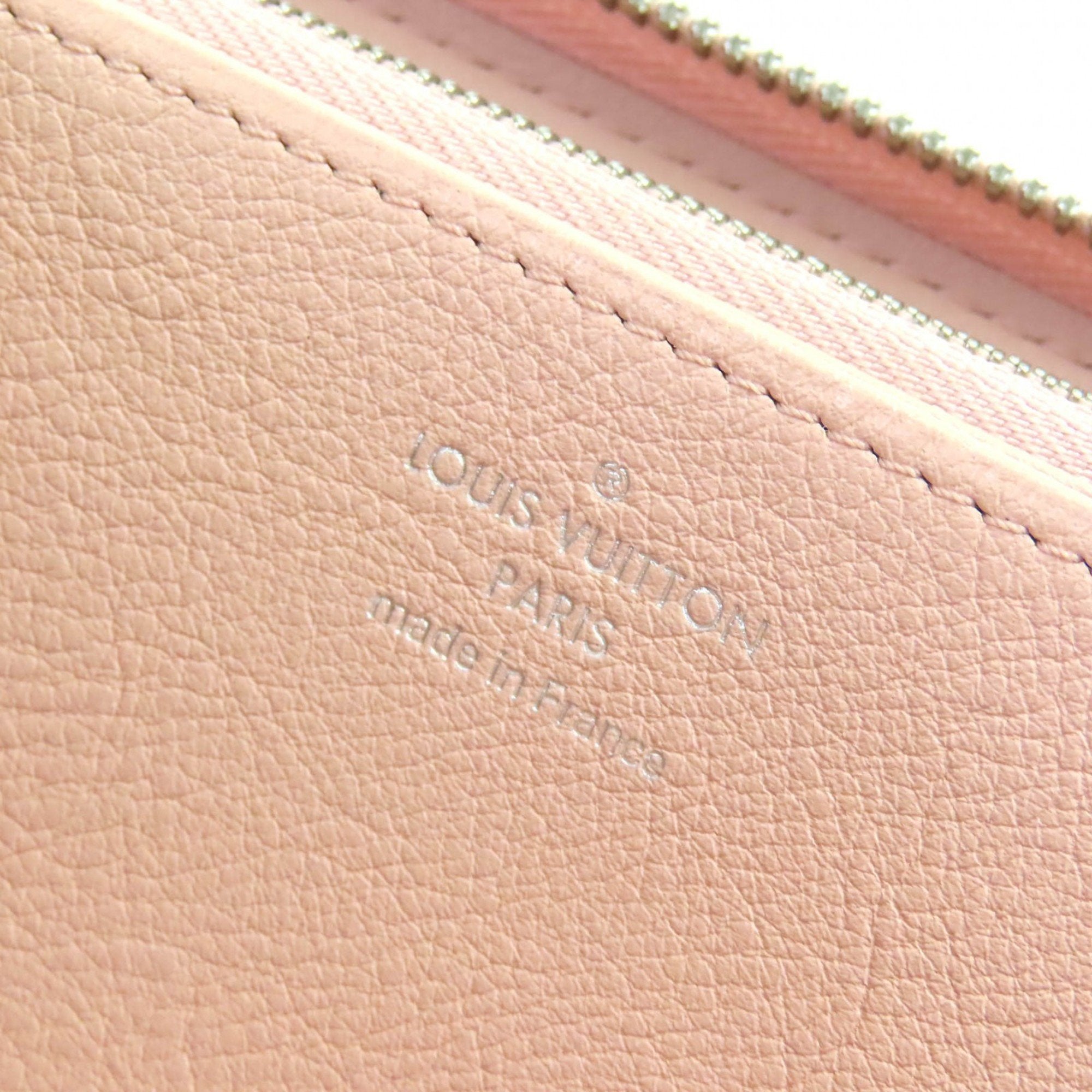 Louis Vuitton Mahina Magnolia Mahina Leather Long Wallet