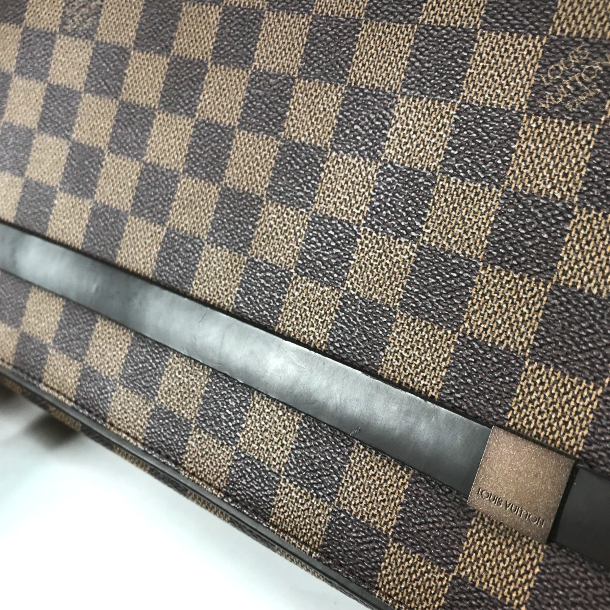Louis Vuitton Brown Ebene Damier Canvas Shoulder Bag
