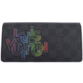 Louis Vuitton Damier Graphite Black Damier Graphite Long Wallet