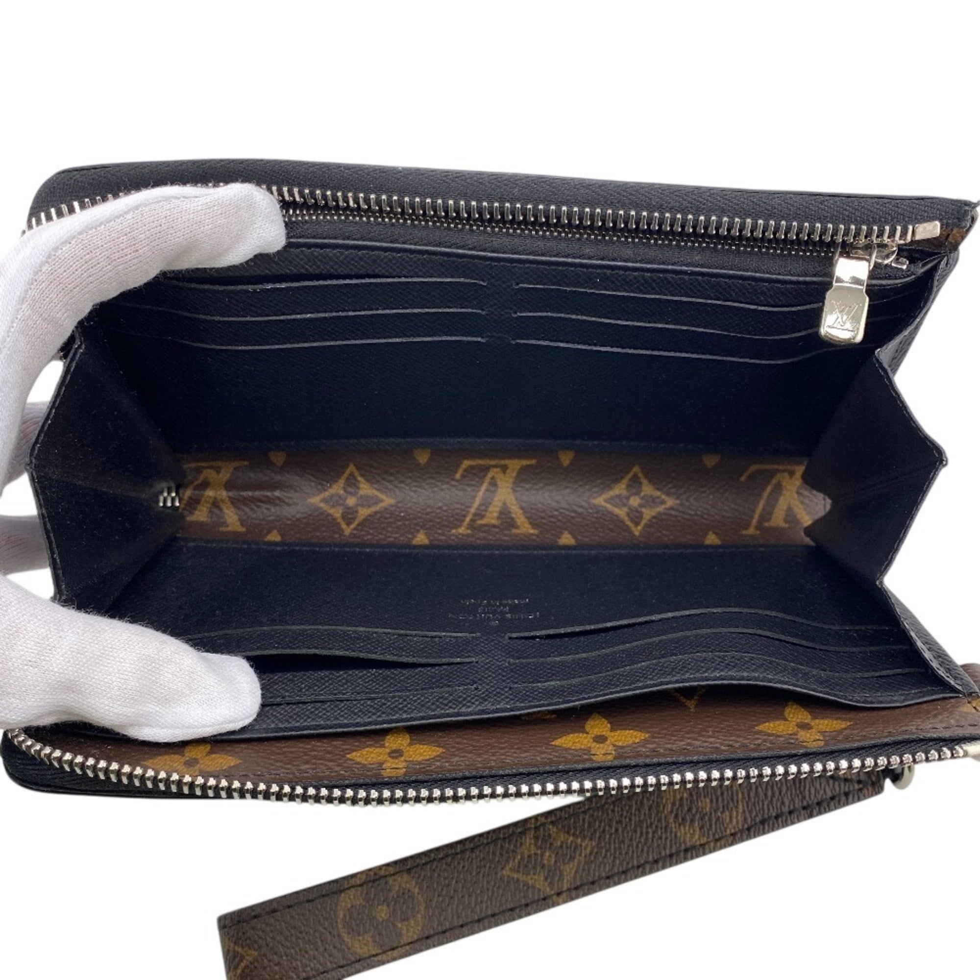 Louis Vuitton Brown Monogram Leather Long Wallet