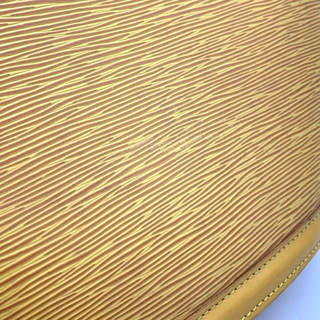 Louis Vuitton Epi Yellow Epi Leather Shoulder Bag