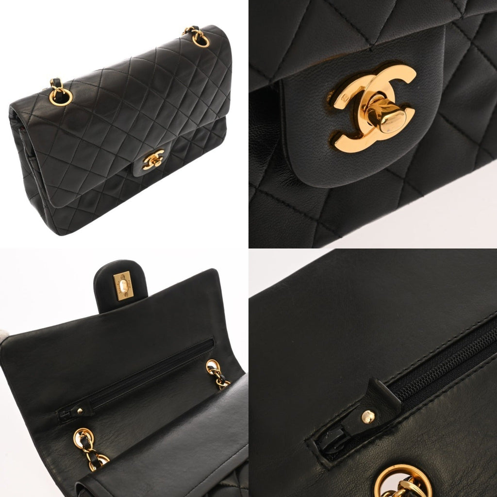 Chanel Black Leather Shoulder Bag