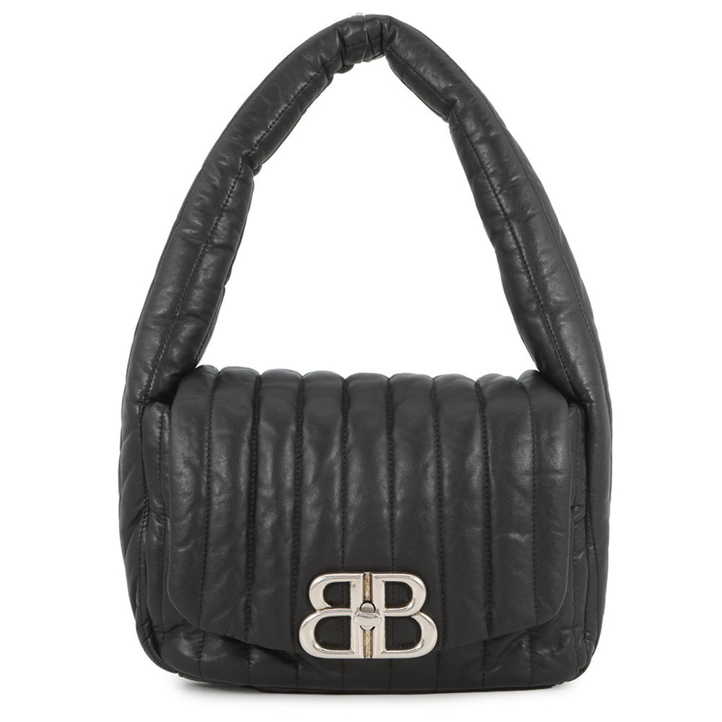 Balenciaga Black Leather Handbag Shoulder