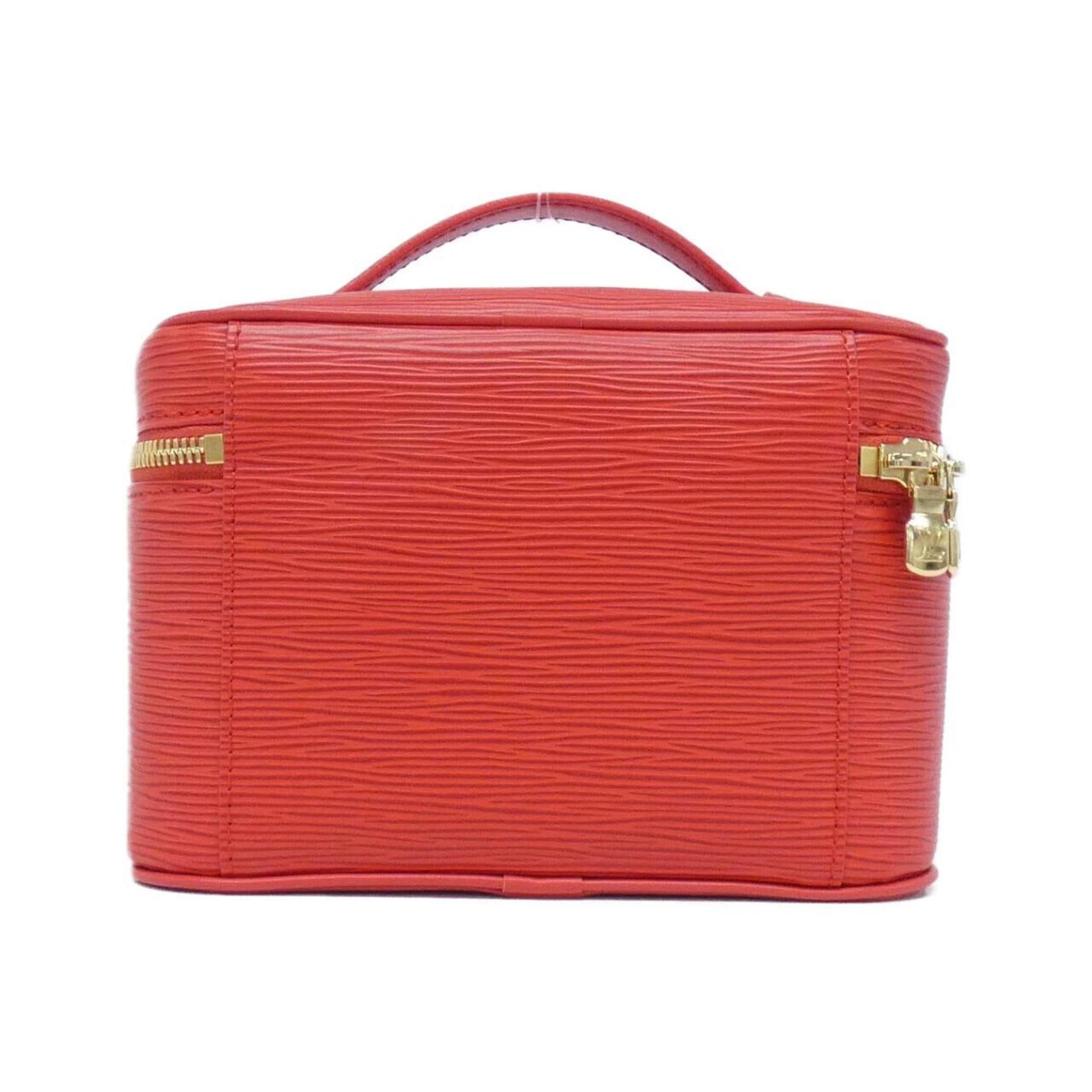 Louis Vuitton Red Color Leather Handbag