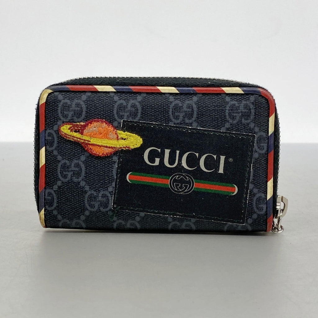 Gucci Black Pvc Coin Purse/Coin Case (Pre-Owned)