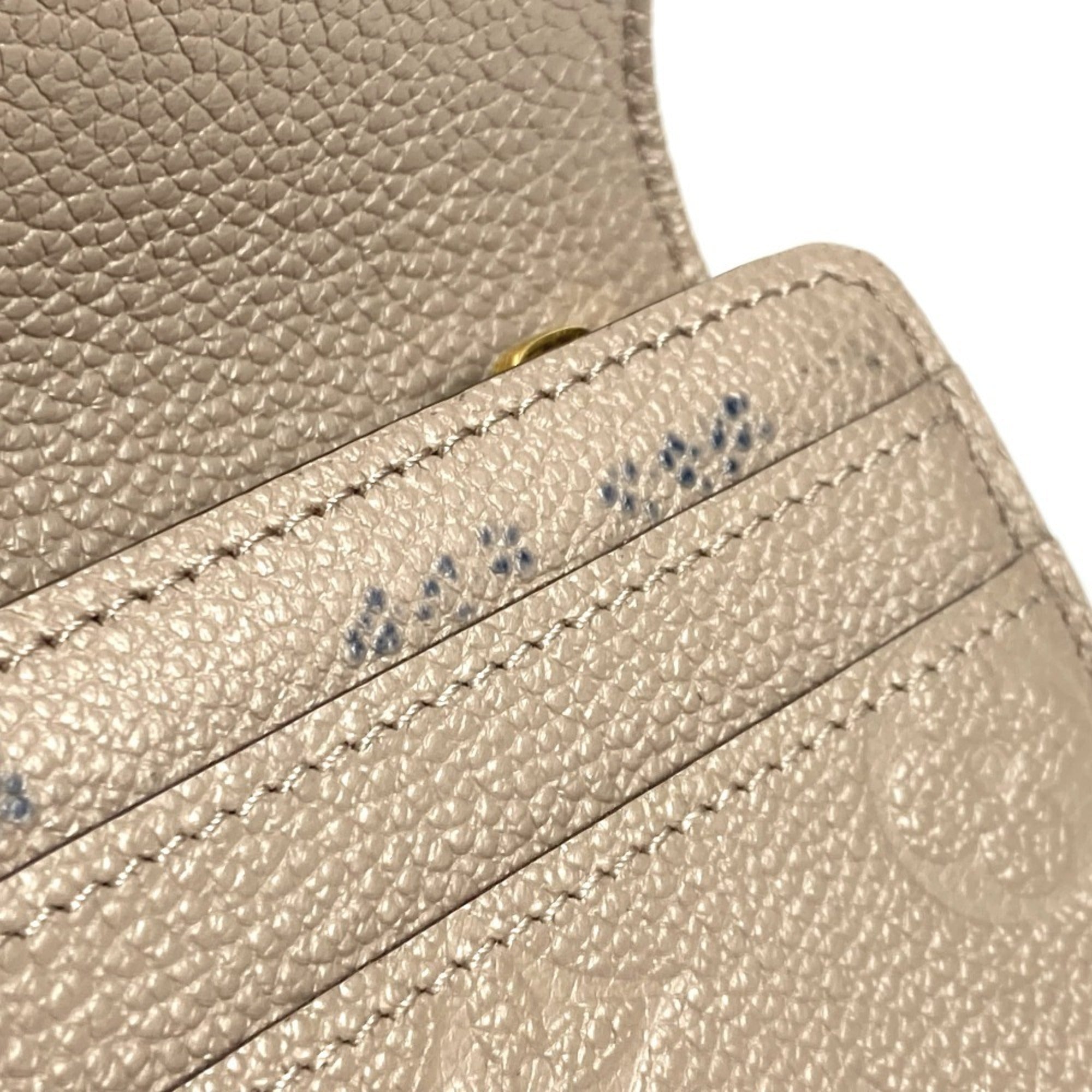 Louis Vuitton Beige Tourterelle Monogram Empreinte Long Wallet