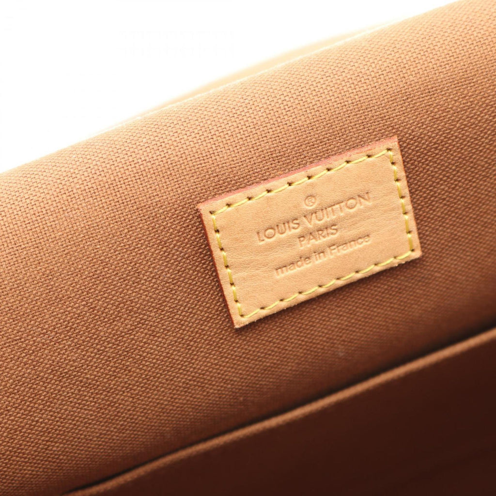 Louis Vuitton Brown Pvc Coated Canvas Leather Shoulder Bag