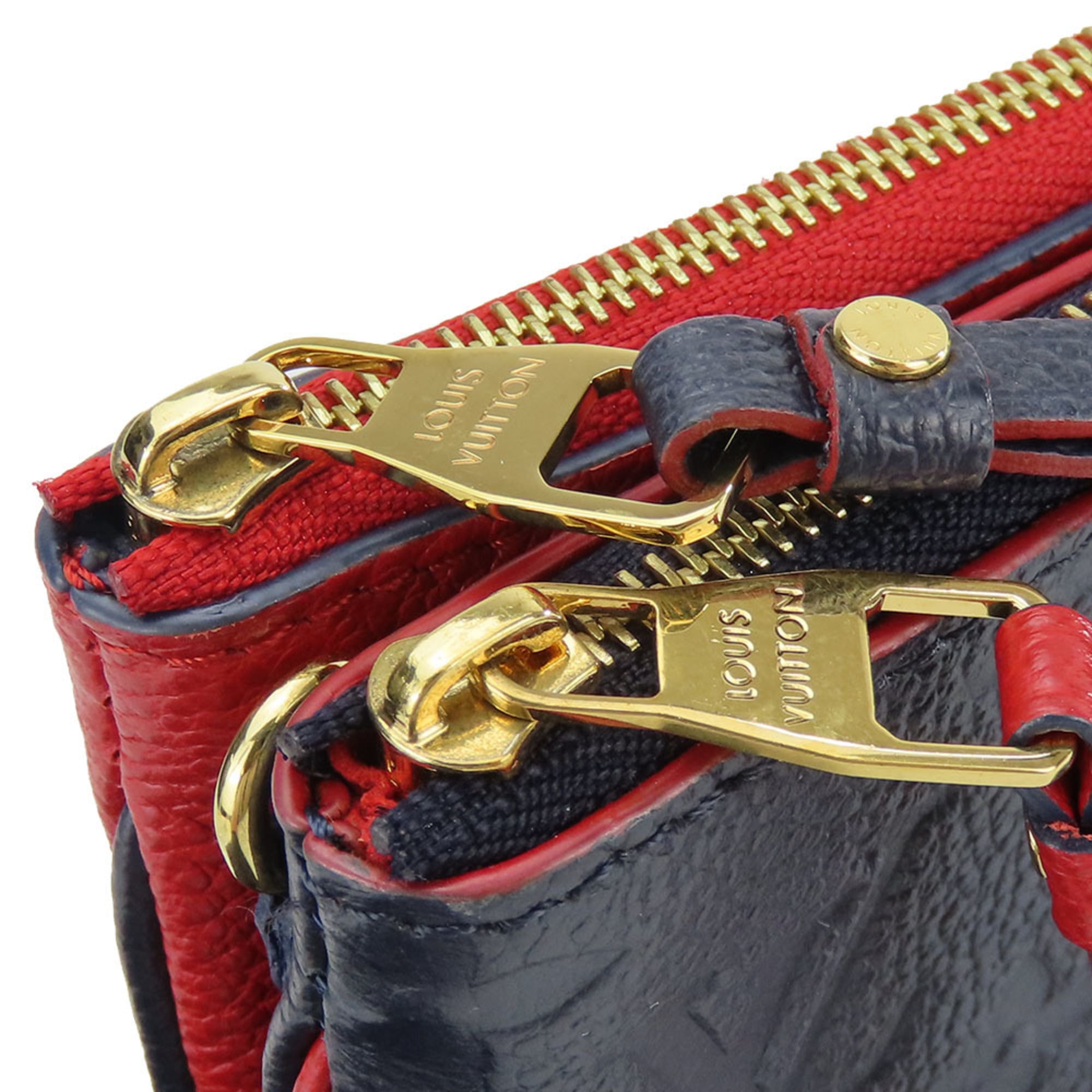 Louis Vuitton Marine Rouge Monogram Empreinte Pochette Shoulder Bag