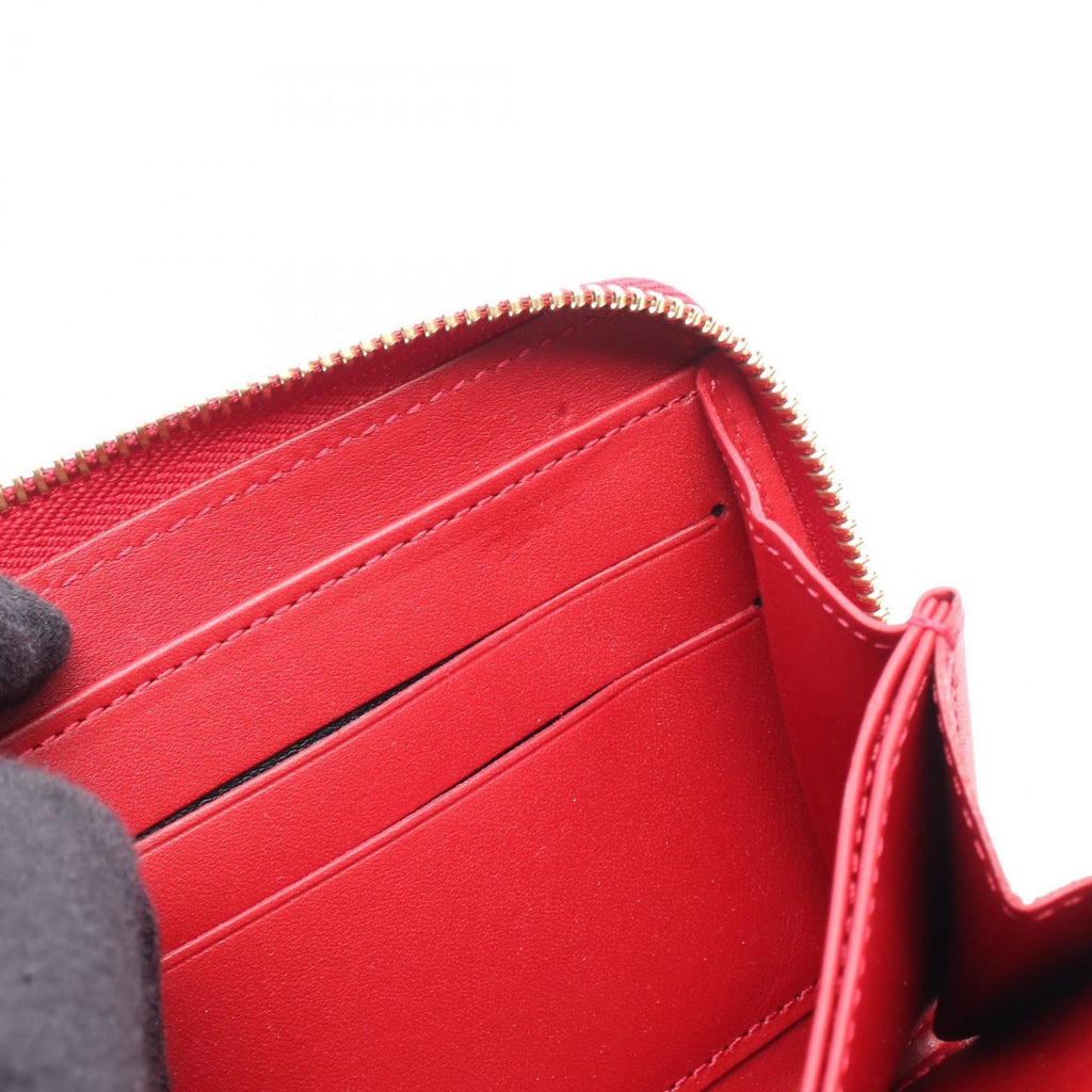 Louis Vuitton Bordeaux Red Color Leather Long Wallet